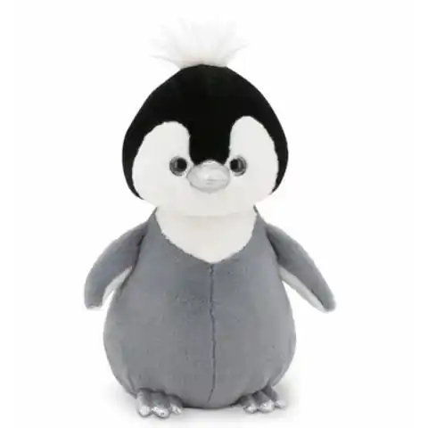 ⁨Przytulanka pingwinek szary fluffy – 22cm⁩ w sklepie Wasserman.eu