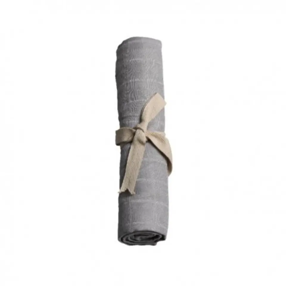 ⁨Filibabba pieluszka muślinowa 65 x 65 cm grey⁩ w sklepie Wasserman.eu