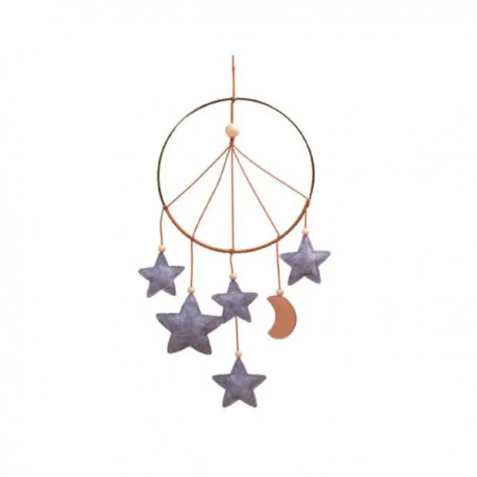 ⁨Filibabba moon pendant and stars grey⁩ at Wasserman.eu