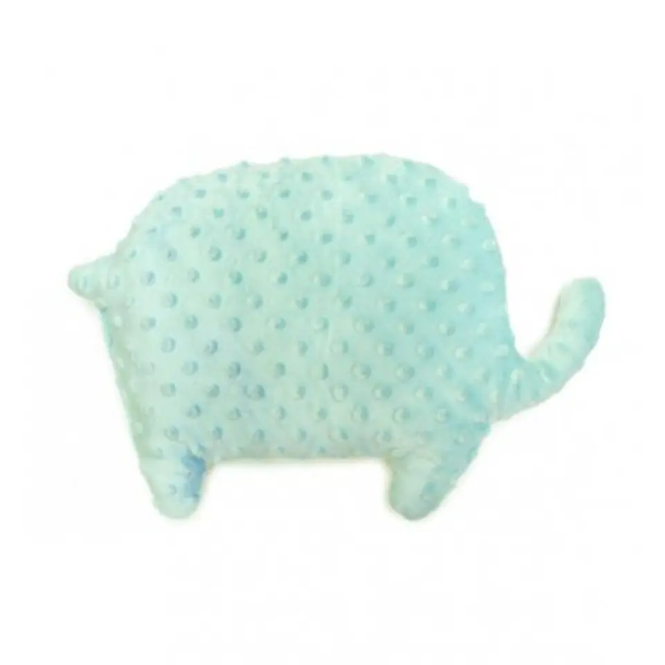 ⁨Minky elephant pillow (giraffes) mint⁩ at Wasserman.eu