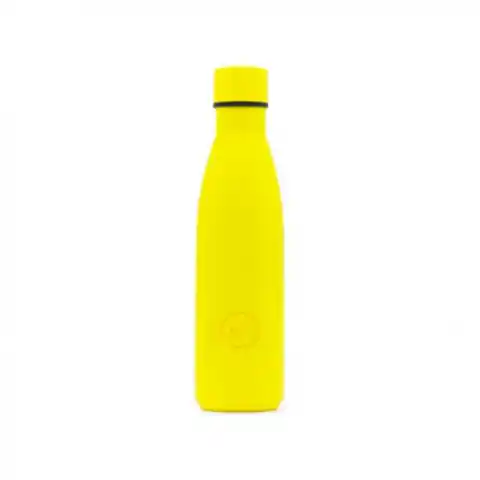 ⁨Cool bottles thermal bottle 500 ml triple cool neon yellow⁩ at Wasserman.eu