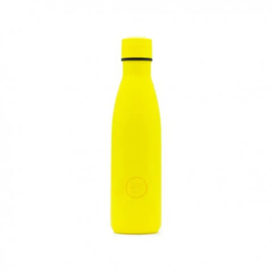 ⁨Cool bottles thermal bottle 500 ml triple cool neon yellow⁩ at Wasserman.eu