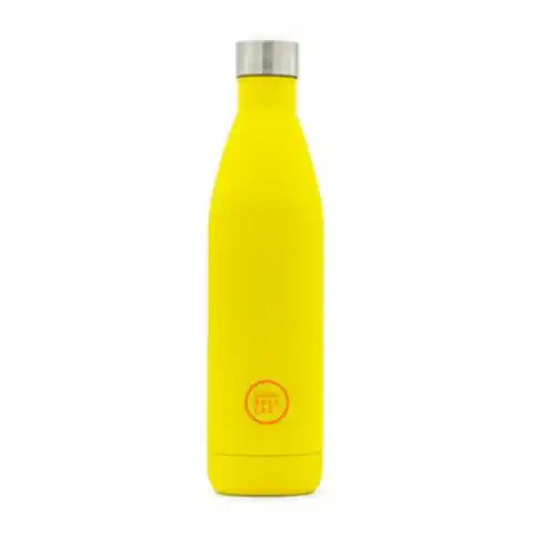 ⁨Cool bottles thermal bottle 750 ml triple cool neon yellow⁩ at Wasserman.eu