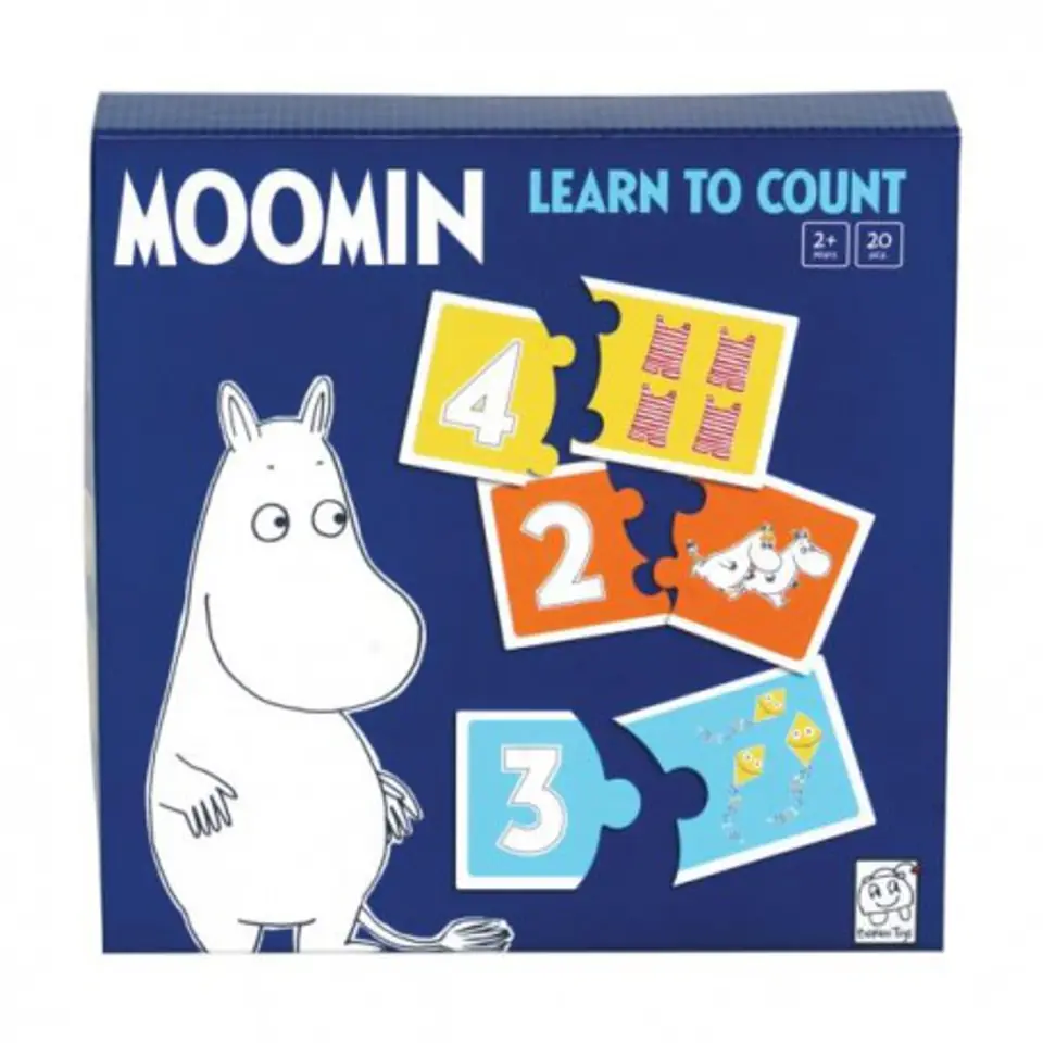 ⁨Puzzle naucz się liczyć, zestaw 10 układanek, 20⁩ w sklepie Wasserman.eu