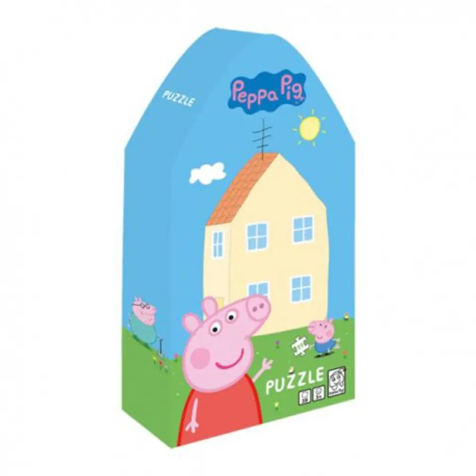 ⁨Puzzle dla dzieci w ozdobnym pudełku, dom, 39 el.⁩ w sklepie Wasserman.eu
