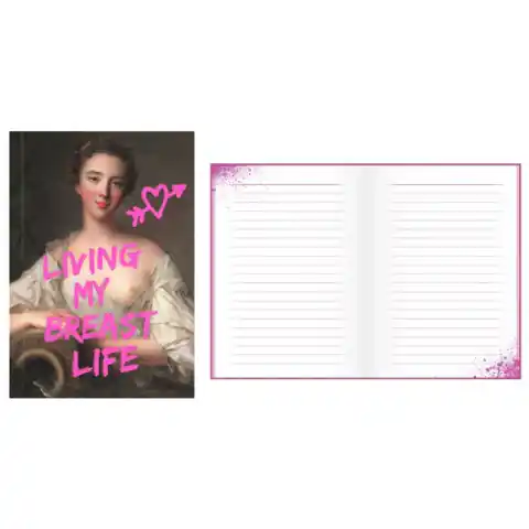 ⁨Notes a6  - masterpieces - living my breast life⁩ w sklepie Wasserman.eu