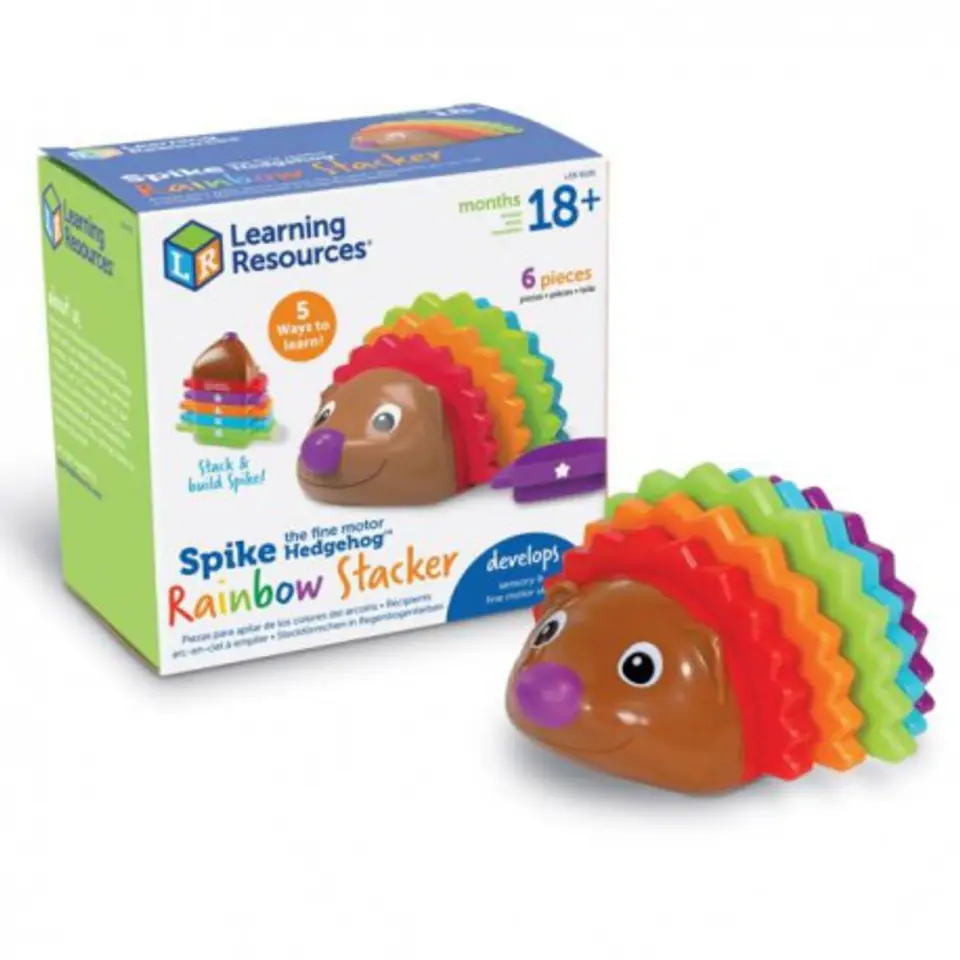 ⁨Rainbow hedgehog sorter, recognition kit⁩ at Wasserman.eu