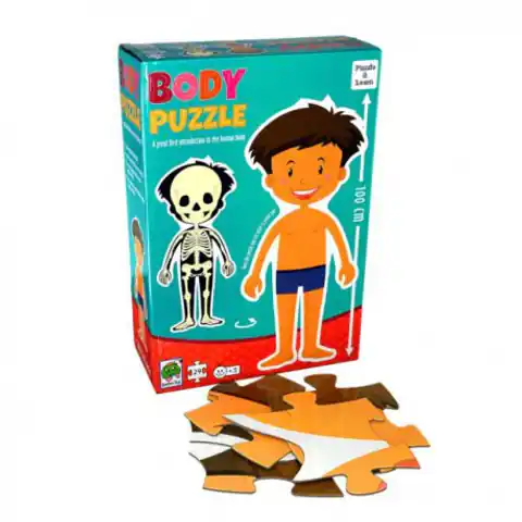 ⁨Gigantyczne puzzle, moje ciało, chłopiec, 26 el.⁩ w sklepie Wasserman.eu