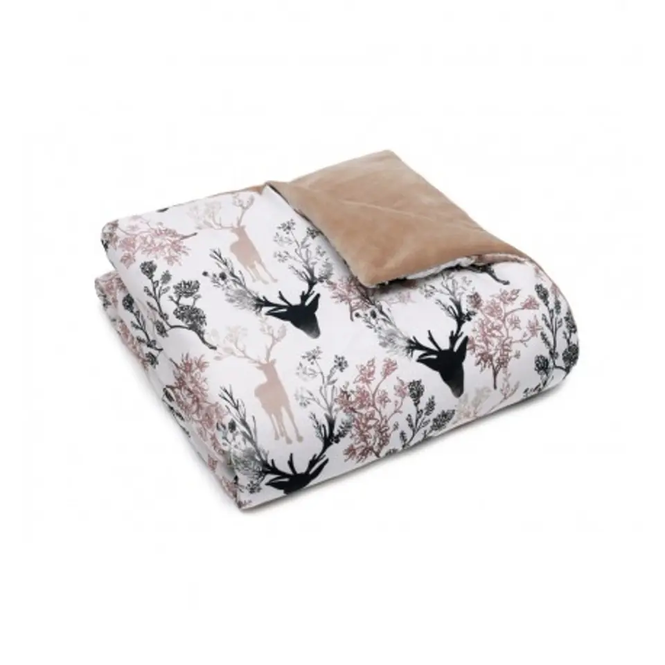 ⁨Double-sided bamboo/velvet blanket - fawns⁩ at Wasserman.eu