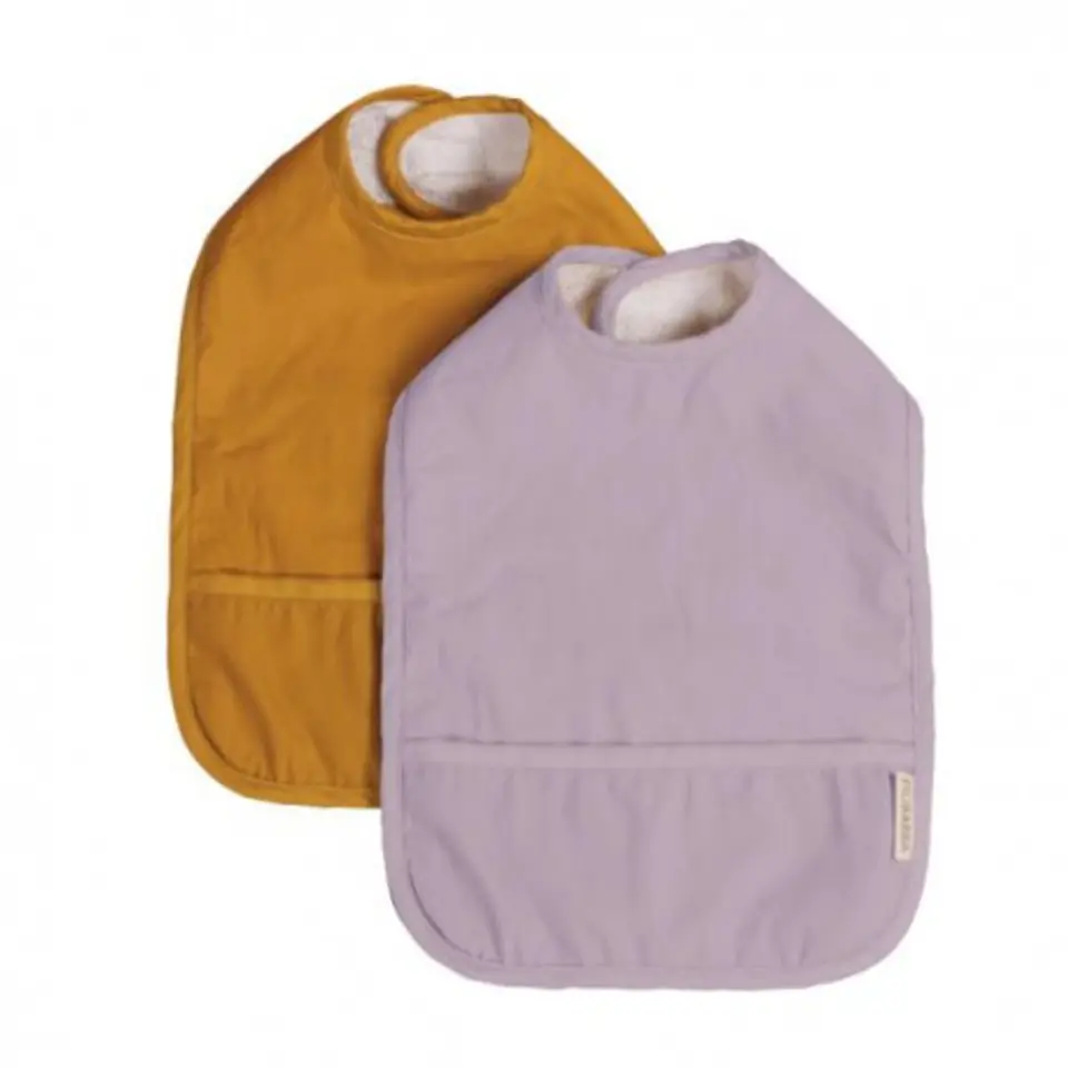 ⁨Filibabba set of 2 pcs. waterproof bib Golden⁩ at Wasserman.eu