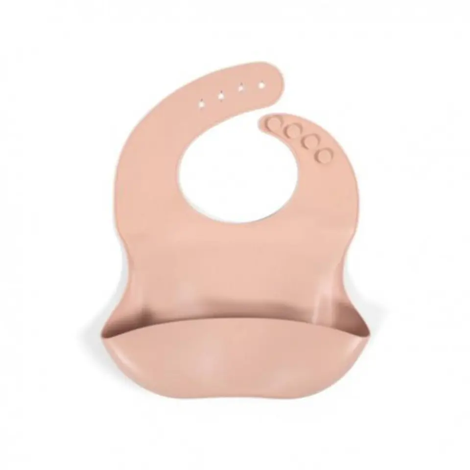 ⁨Filibabba silicone bib with blush pocket⁩ at Wasserman.eu