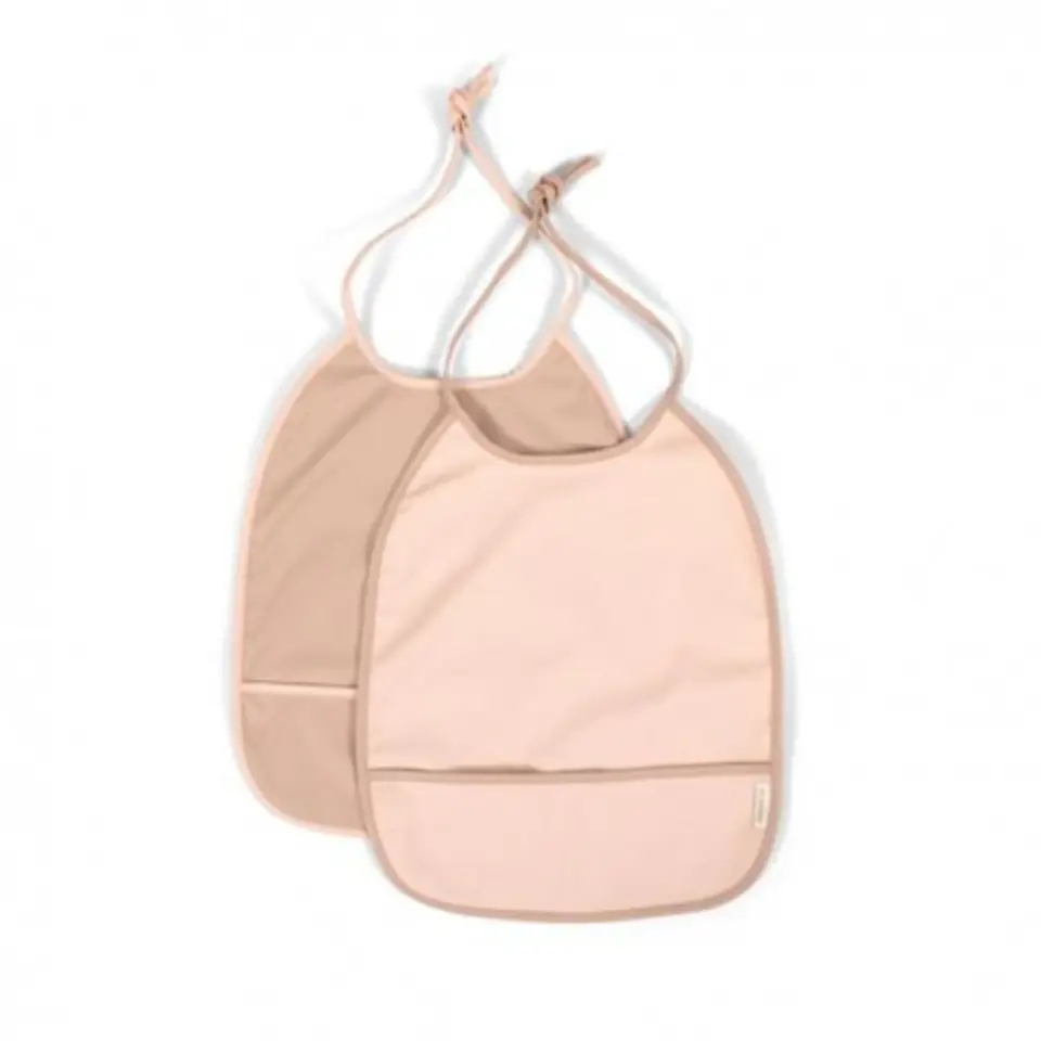 ⁨Filibabba bib tied 2 pcs. peach-blush⁩ at Wasserman.eu