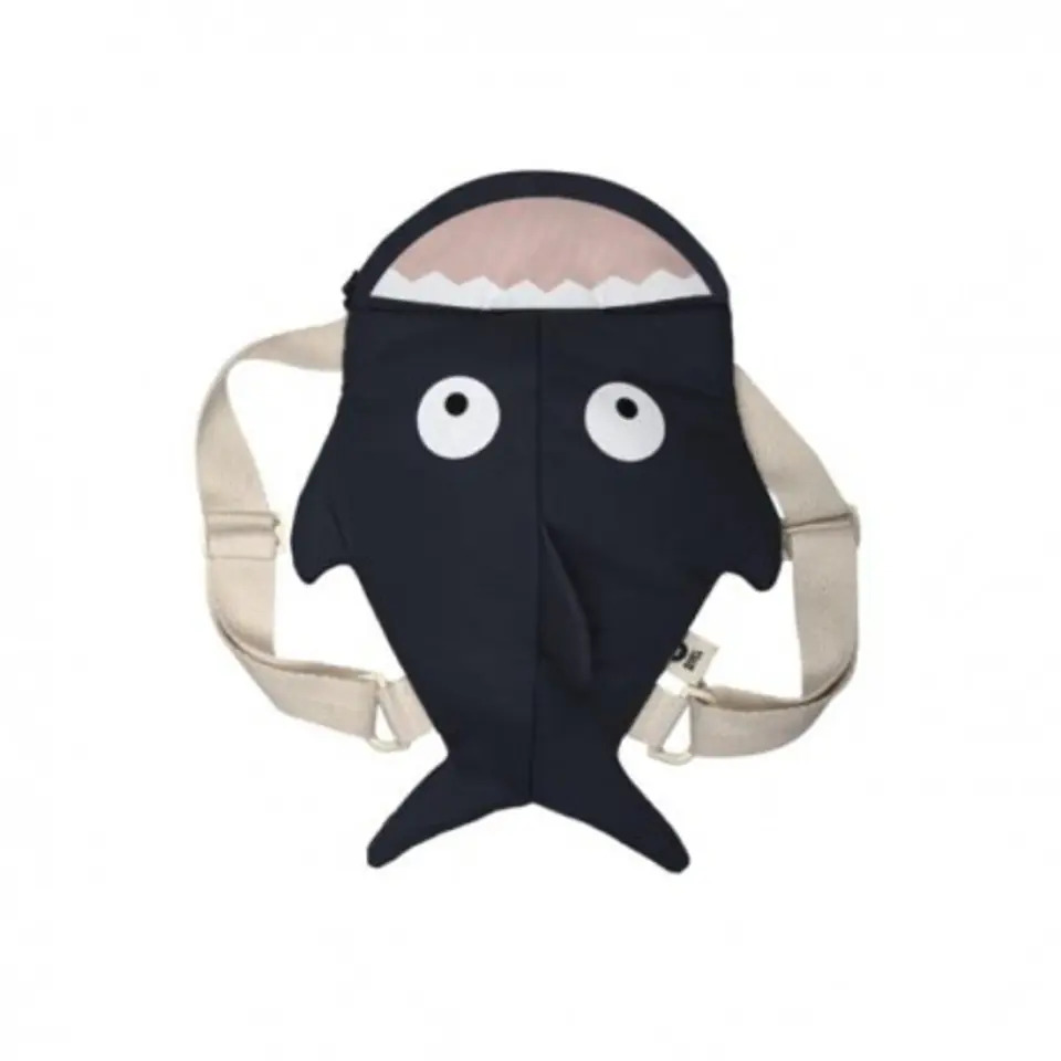 ⁨Baby bites shark navy backpack blue⁩ at Wasserman.eu