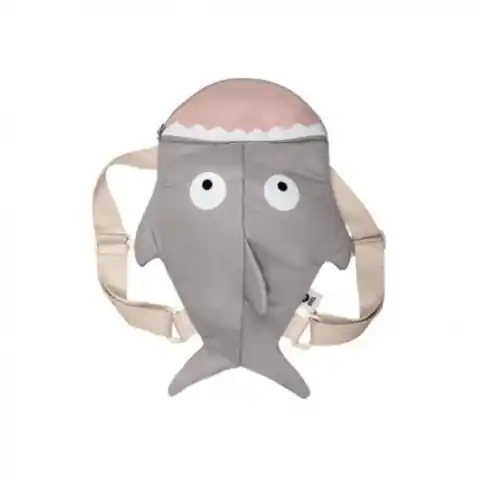 ⁨Baby bites shark stone backpack for kids⁩ at Wasserman.eu