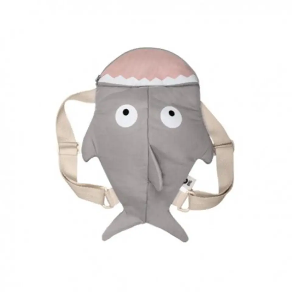 ⁨Baby bites shark stone backpack for kids⁩ at Wasserman.eu