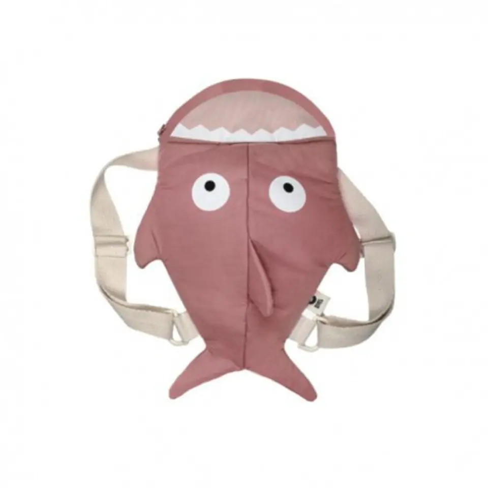 ⁨Baby bites shark pink backpack for kids⁩ at Wasserman.eu