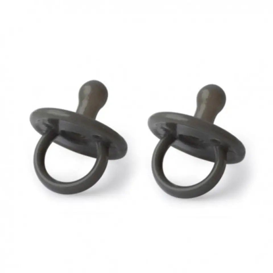 ⁨Filibabba silicone pacifiers 2 pcs. 0m+ stone grey⁩ at Wasserman.eu