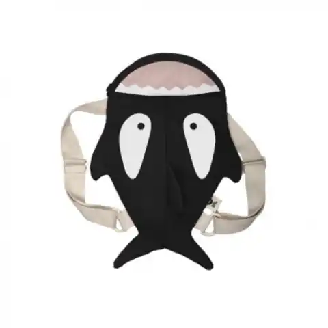⁨Baby bites orca kids backpack black⁩ at Wasserman.eu
