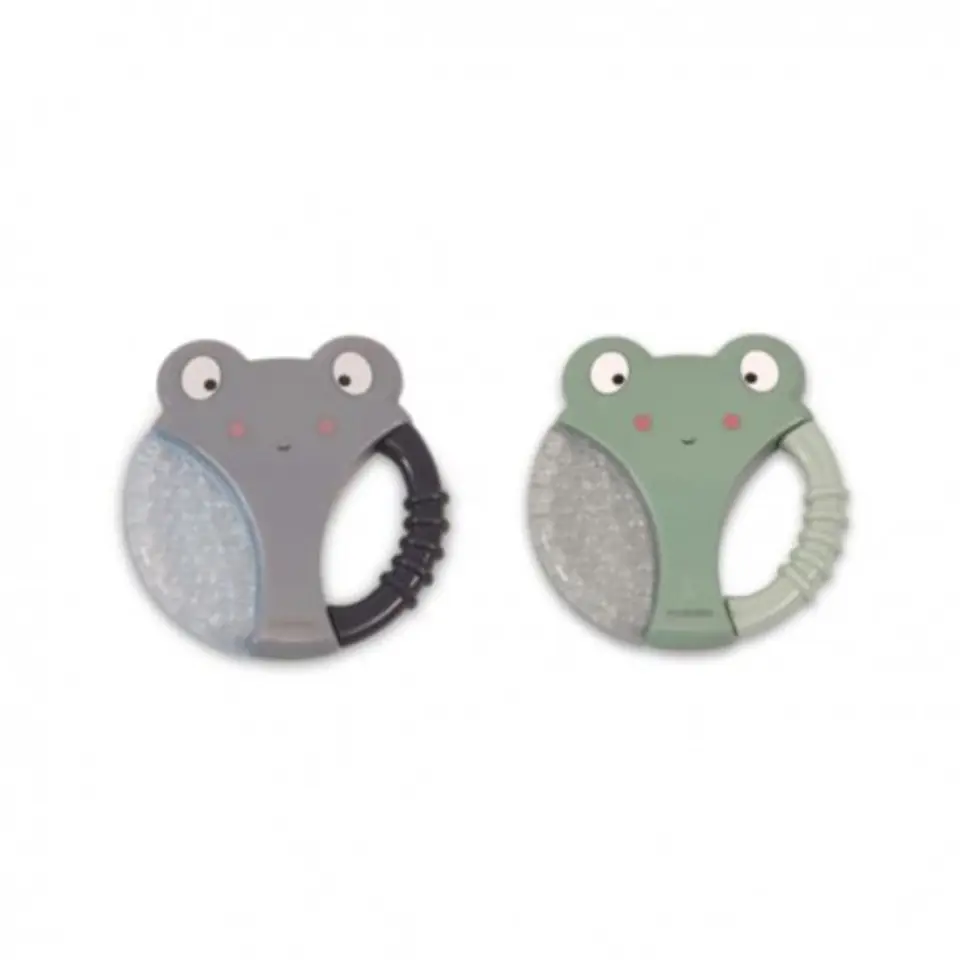 ⁨Filibabba cooling teether 2 pcs. Frogs⁩ at Wasserman.eu