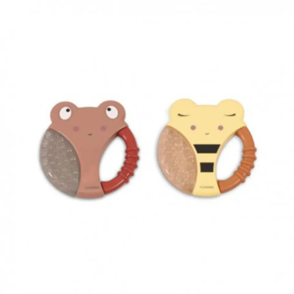 ⁨Filibabba cooling teether 2 pcs. Bee and caterpillar⁩ at Wasserman.eu