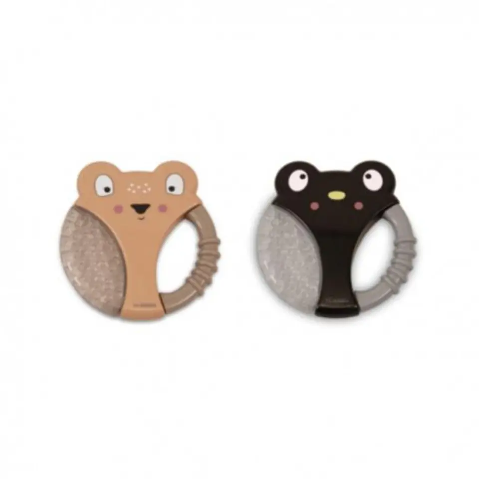 ⁨Filibabba cooling teether 2 pcs. penguin and deer⁩ at Wasserman.eu