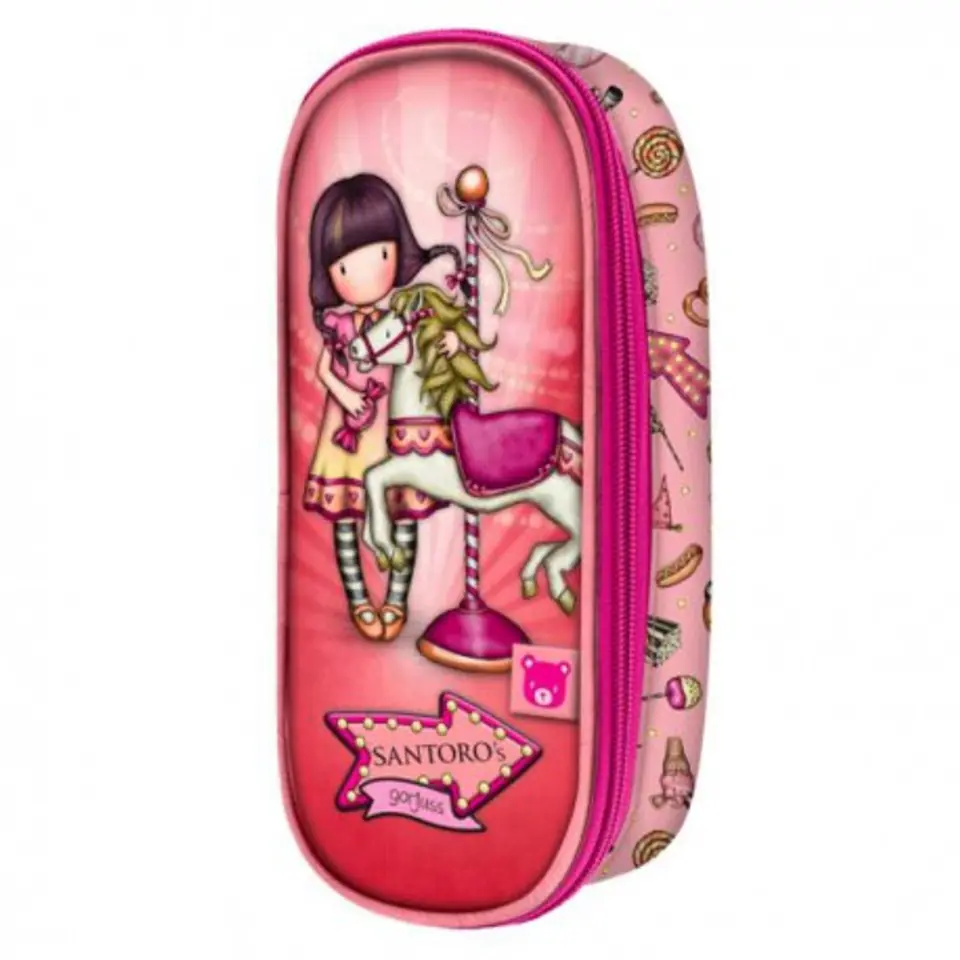 ⁨Pencil case, cosmetic bag - gorjuss - carousel⁩ at Wasserman.eu