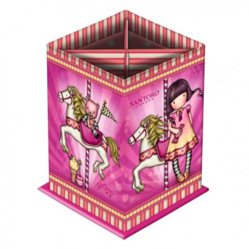 ⁨Pen holder - gorjuss - fairground – carousel⁩ at Wasserman.eu