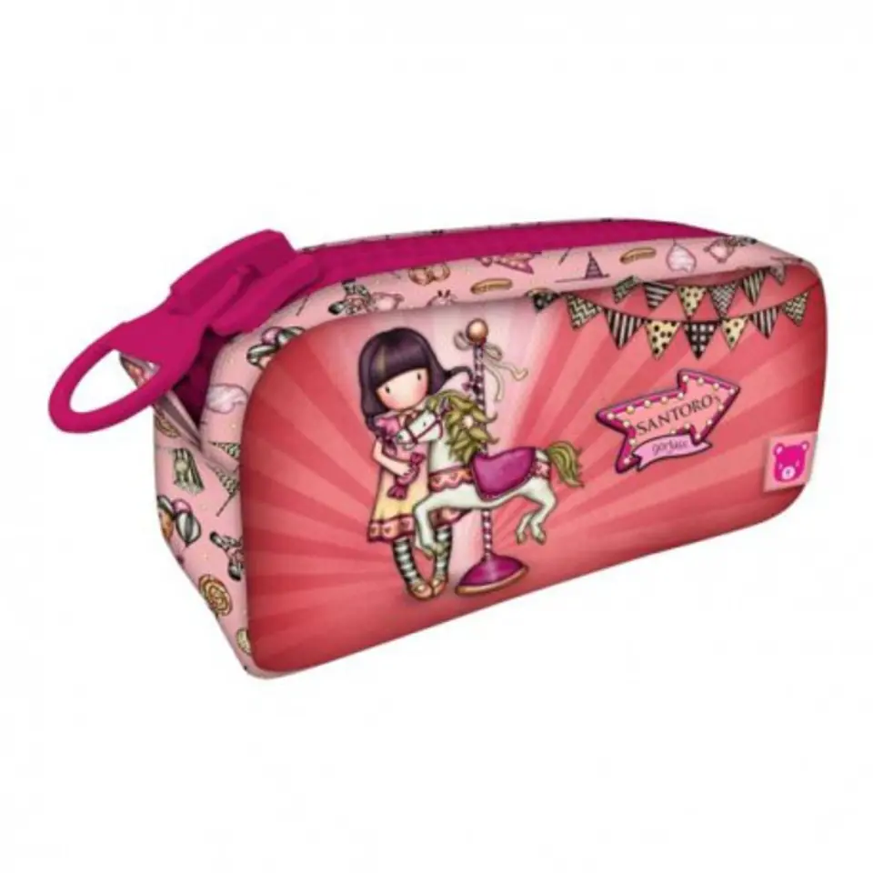 ⁨Pencil case with a large zipper, cosmetic bag - gorjuss - carousel⁩ at Wasserman.eu