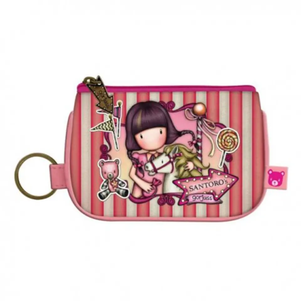 ⁨Zippered purse, key ring - gorjuss - carousel⁩ at Wasserman.eu