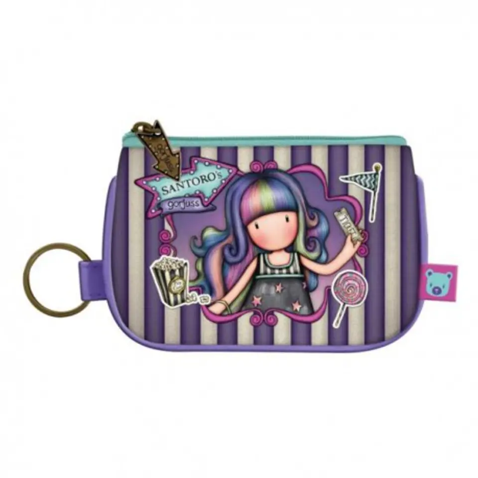 ⁨Zippered purse, key ring - gorjuss - up and away⁩ at Wasserman.eu