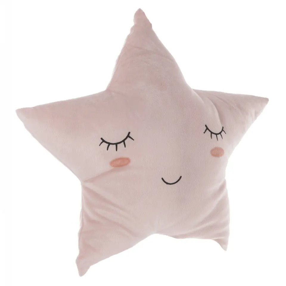 Kinder-Dekokissen Pink Star im Wasserman.eu