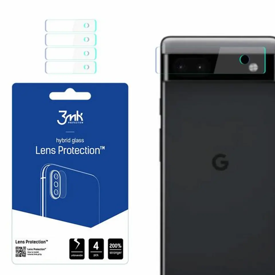 ⁨3MK Lens Protect Google Pixel 6a Ochrona na obiektyw aparatu 4szt⁩ w sklepie Wasserman.eu