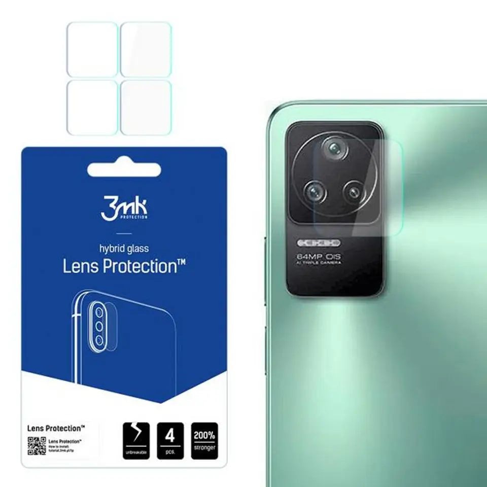 ⁨3MK Lens Protect Xiaomi POCO F4 5G chrona na obiektyw aparatu 4szt⁩ w sklepie Wasserman.eu