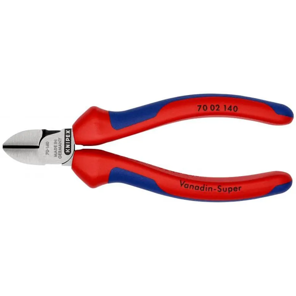 ⁨SIDE CUTTING PLIERS 140MM, COATED⁩ at Wasserman.eu