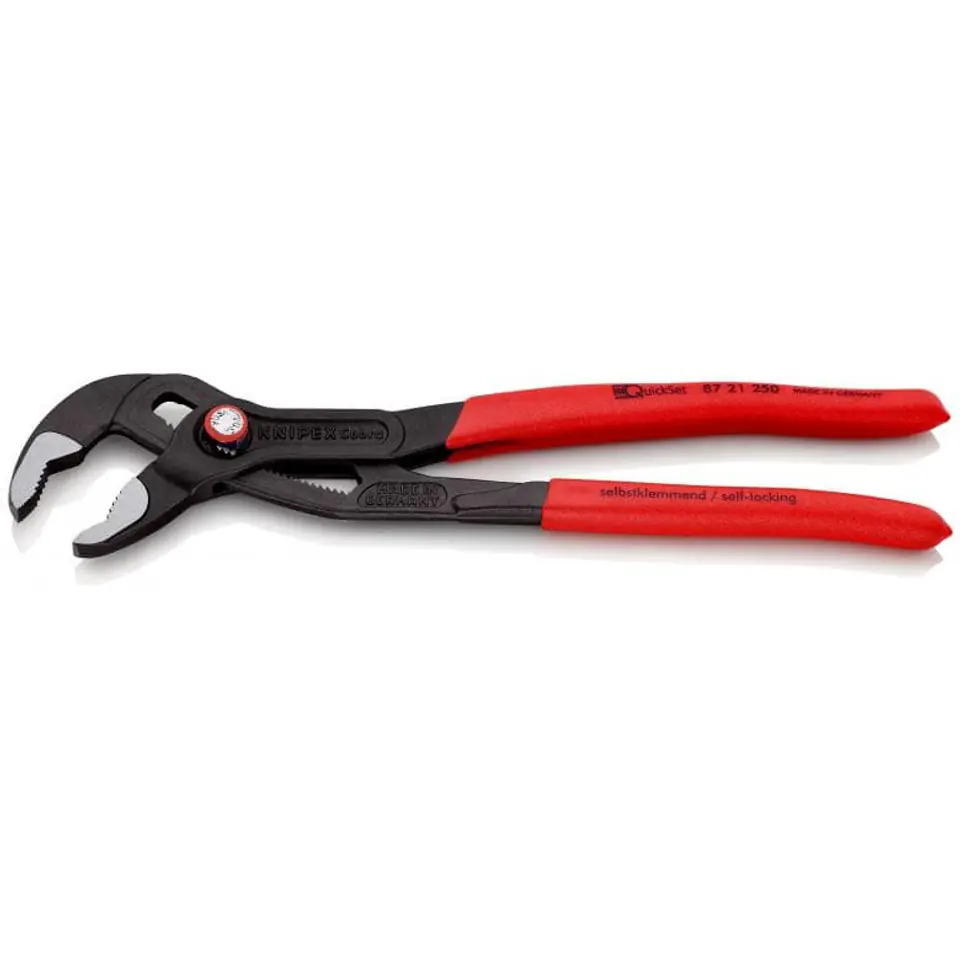 ADJUSTABLE PIPE PLIERS COBRA QUICKSET 250MM, at Wasserman.eu