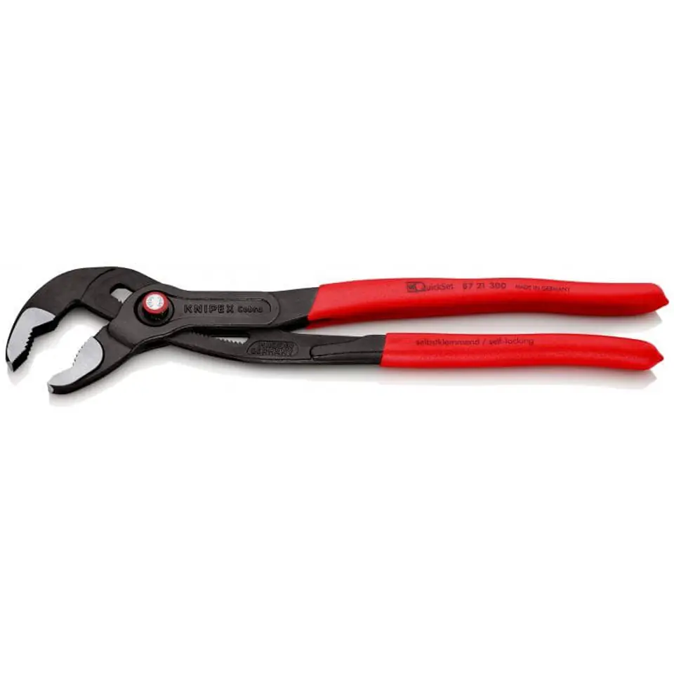 ⁨ADJUSTABLE PIPE PLIERS COBRA QUICKSET 300MM,⁩ at Wasserman.eu