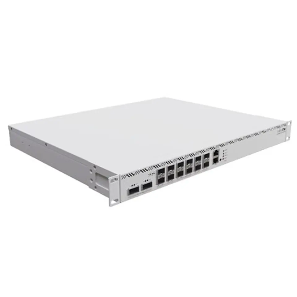 ⁨MikroTik | Ethernet Router | CCR2216-1G-12XS-2XQ | Mbit/s | 10/100/1000 Mbit/s | Ethernet LAN (RJ-45) ports | Mesh Support No | MU-MiMO No | No mobile broadband⁩ at Wasserman.eu