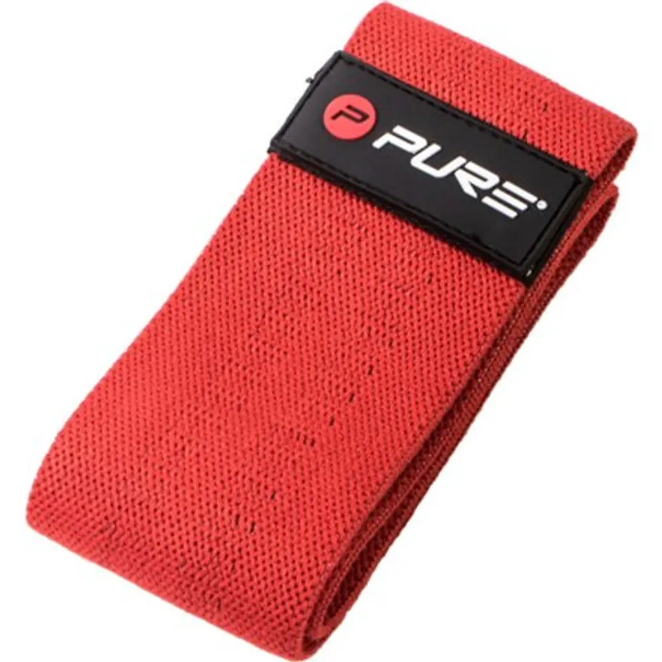 ⁨Pure2Improve Textile Resistance Band Heavy 45 kg, Red, 100% Polyester⁩ at Wasserman.eu
