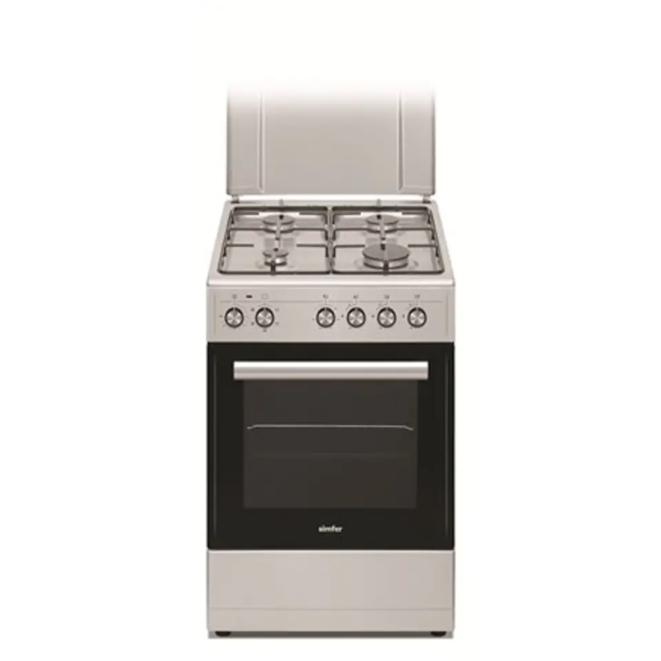 ⁨Simfer Cooker 5405SERGG Hob type Gas, Oven type Electric, Inox, Width 50 cm, Electronic ignition, 43 L, Depth 60 cm⁩ at Wasserman.eu