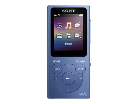 ⁨Sony Walkman NW-E394L MP3-Player mit UKW-Radio, 8GB, Blau⁩ im Wasserman.eu