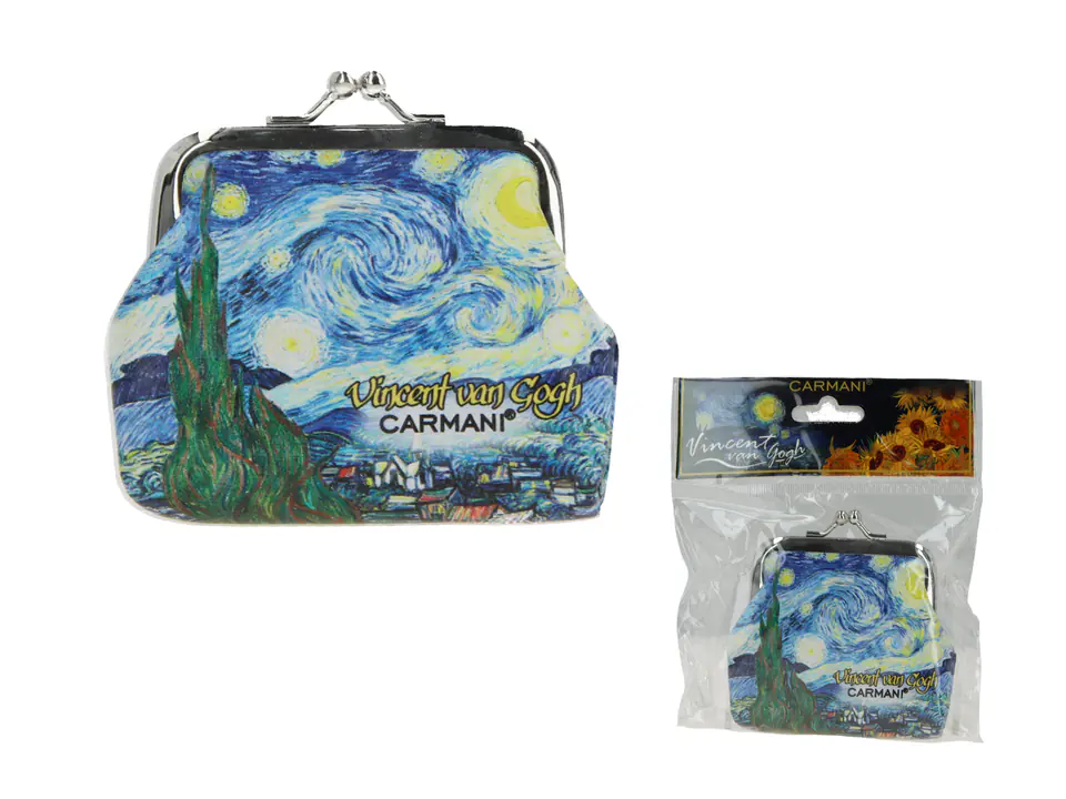 ⁨Small wallet - V. van Gogh, Starry Night (CARMANI)⁩ at Wasserman.eu