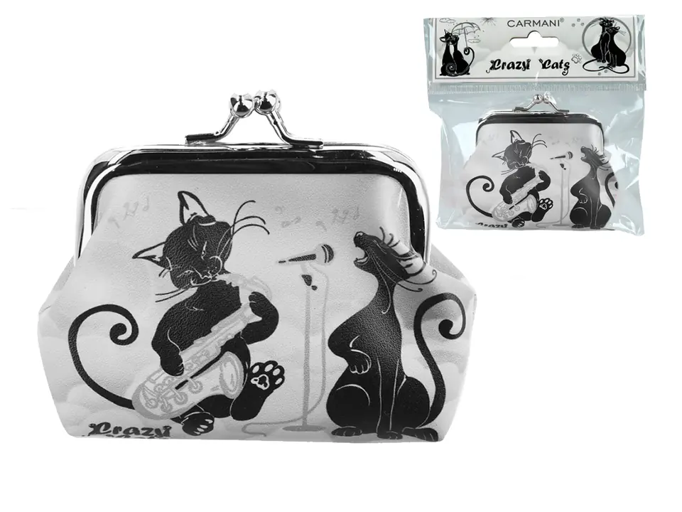 Small wallet - Cat World, Cat musicians (CARMANI) at Wasserman.eu