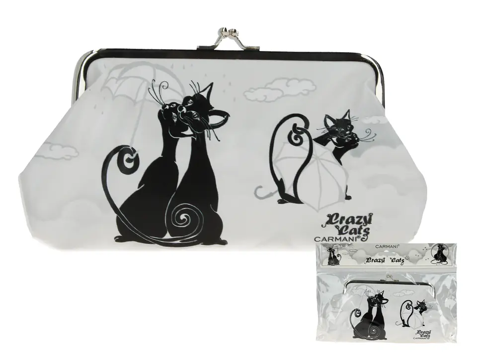 Big wallet - Cat World, Cats under the umbrella (CARMANI) at Wasserman.eu