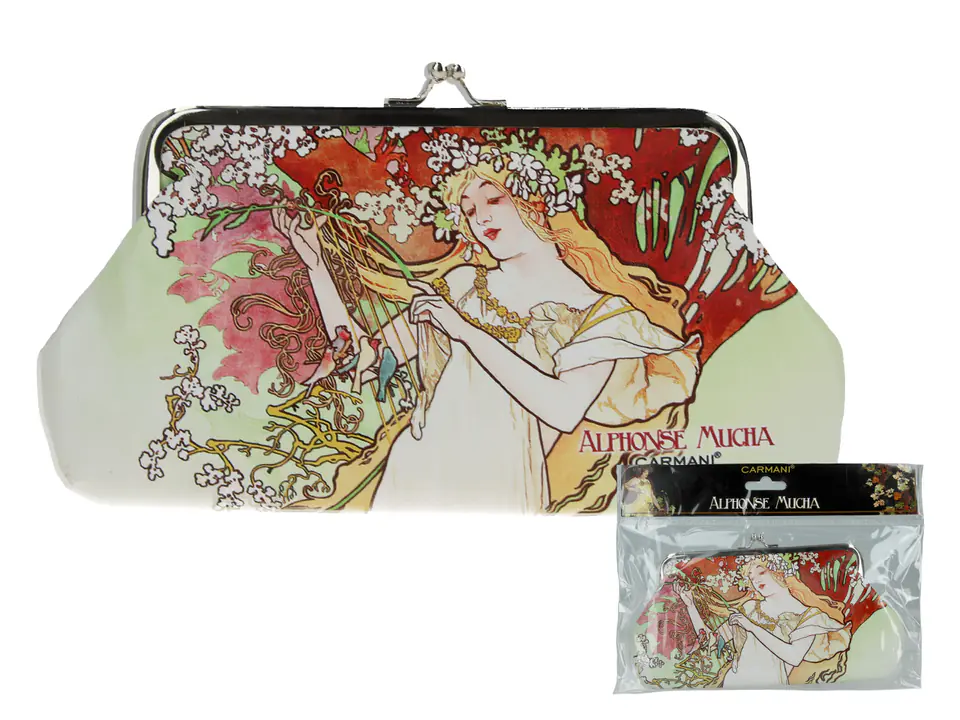 Large wallet - A. Mucha, Four seasons, Spring (CARMANI) at Wasserman.eu