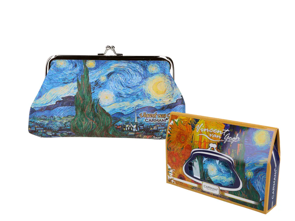 ⁨Large wallet - V. van Gogh, Starry Night (CARMANI)⁩ at Wasserman.eu