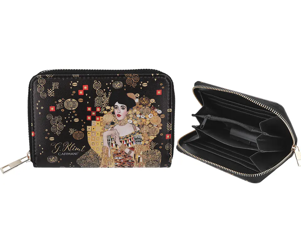 ⁨Zipper wallet - G. Klimt, Adela (CARMANI)⁩ at Wasserman.eu