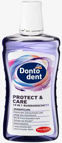 ⁨Dontodent Protect&Care 10 in 1 Mouthwash 500 ml⁩ at Wasserman.eu