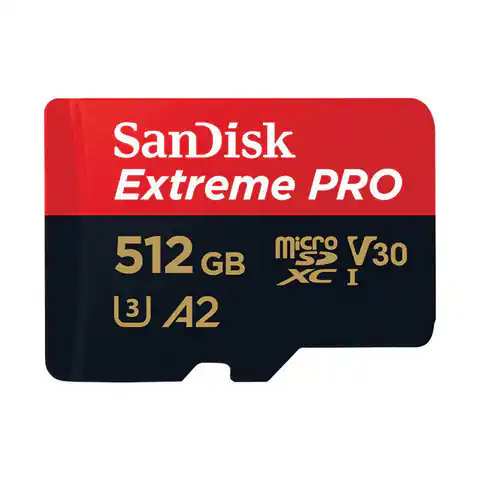 ⁨Karta pamięci SANDISK EXTREME PRO microSDXC 512GB 200/140 MB/s UHS-I U3 (SDSQXCD-512G-GN6MA)⁩ w sklepie Wasserman.eu
