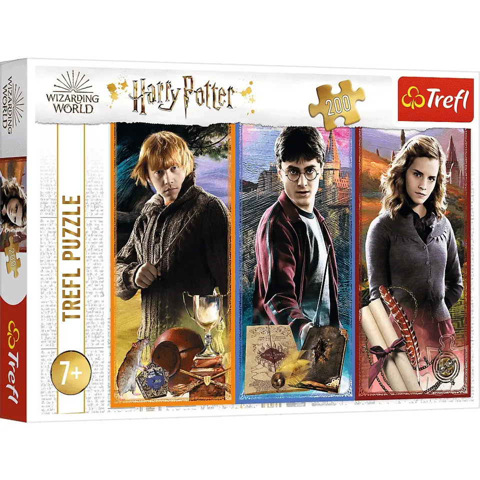 ⁨Puzzle 200 elementów W świecie magii Harry Potter⁩ w sklepie Wasserman.eu