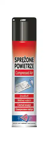 ⁨Compressed air 300ml.-flammable MICROCHIP (1LL)⁩ at Wasserman.eu